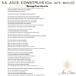 Va, agis, construis